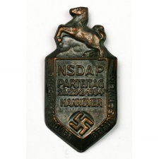 Németország NSDAP Parteitag 23/25.2.1934 Hannover jelvény 