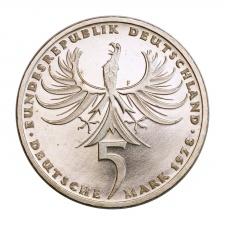 Németország ezüst 5 Márka 1978 F Balthasar Neumann Proof