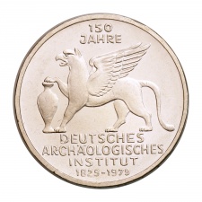 Németország ezüst 5 Márka 1979 J Német Régészeti Intézet