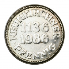 Neunkirchner Pfennig 1136/1986 zseton
