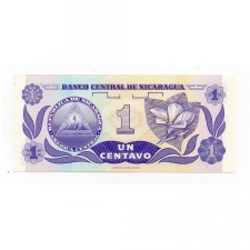 Nicaragua 1 Centavo Bankjegy 1991 P167