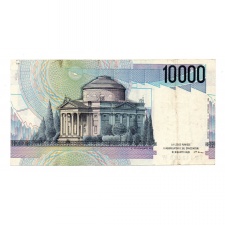 Olaszország 10000 Líra Bankjegy 1984 P112b