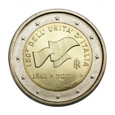 Olaszország 2 Euro 2011 Olasz egységállam