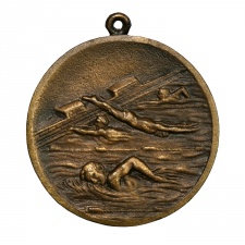 Pécsi Atilétikai Club Úszás díjérem, sportérem 1937