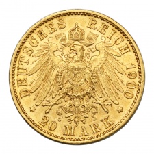 Poroszország II. Vilmos 20 Márka 1900 A