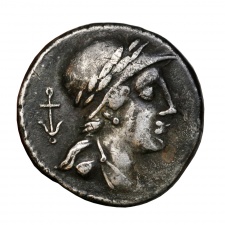 Római Köztársaság M. Volteius Denár Róma i.e. 78