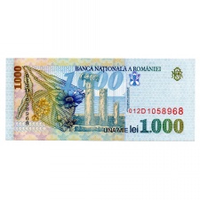 Románia 1000 Lei Bankjegy 1998 p106 UNC