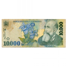 Románia 10000 Lei Bankjegy 1999 P108a