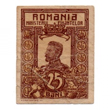 Románia 25 Bani Bankjegy 1917 P70