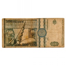 Románia 500 Lei Bankjegy 1992 P101a