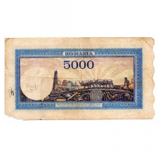Románia 5000 Lei Bankjegy 1944-05-02 P55a