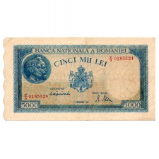 Románia 5000 Lei Bankjegy 1944-12-15 P56a