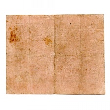 Rozsnyó 6 Pengő krajczárra Pénztári utalvány 1849 tévnyomat
