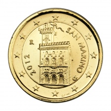 San Marino aranyozott 2 Euro 2012 R
