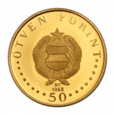 Semmelweis Ignác arany 50 Forint 1968 PP