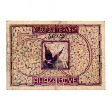Sopron Város 50 Fillér Utalvány 1919.