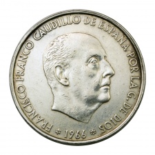Spanyolország 100 Peseta 1966