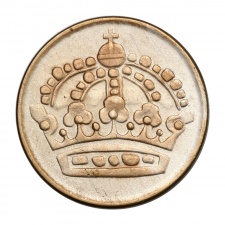 Svédország ezüst 50 Öre 1953 TS