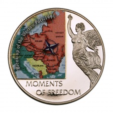 Szabadság Pillanatai Libéria 10 Dollár 2006 Varsói Szerződés