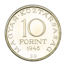 Széchenyi 10 Forint Emlékérme 1948 Proof