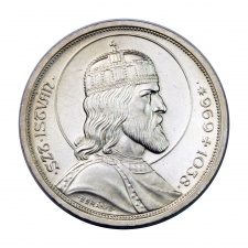Szent István ezüst 5 Pengő 1938 UNC