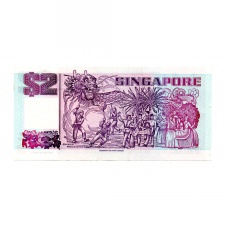 Szingapúr 2 Dollár Bankjegy 1997 P34