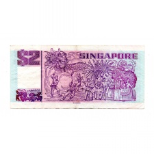Szingapúr 2 Dollár Bankjegy 1998 P37