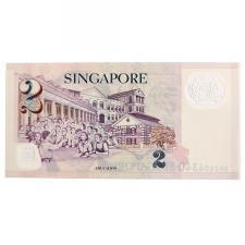 Szingapúr 2 Dollár Bankjegy 2006 P46a