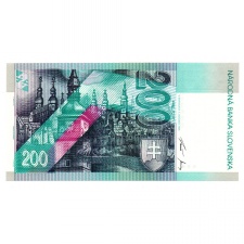 Szlovákia 200 Korona Bankjegy 1995 P37 E sorozat