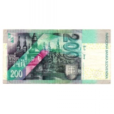 Szlovákia 200 Korona Bankjegy 2002 P41a