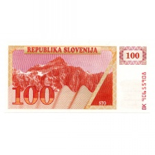 Szlovénia 100 Tolar Bankjegy 1990 P6a