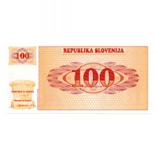 Szlovénia 100 Tolar Bankjegy 1990 P6a