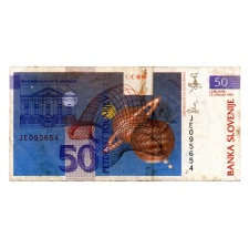 Szlovénia 50 Tolar Bankjegy 1992 P13a