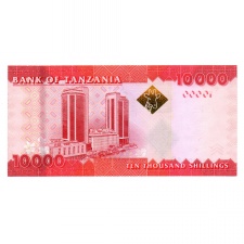 Tanzánia 10000 Shilling Bankjegy 2010 P44a