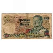 Thaiföld 20 Baht Bankjegy 1981 P88-60