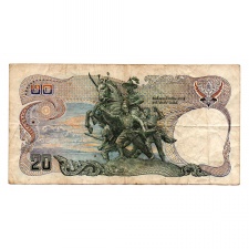 Thaiföld 20 Baht Bankjegy 1981 P88-60
