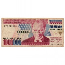 Törökország 1000000 Lira Bankjegy 1995 P209b