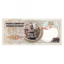 Törökország 50 Lira Bankjegy 1976 P188