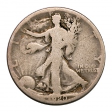 USA Liberty 1/2 Dollár 1920 S