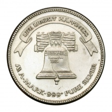 USA Liberty Silver 1 UNCIA  999 ezüst érem 1985 A-MARK