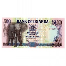 Uganda 500 Shilling Bankjegy 1991 P33b