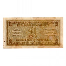 Ukrajna 1 Karbovanec Bankjegy 1942 P49