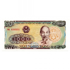 Vietnám 1000 Dong Bankjegy 1988 P106a
