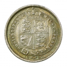 Viktória 6 Penny 1887