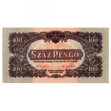 Vöröshadsereg 100 Pengő 1944 aUNC-UNC hajtatlan