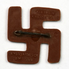 Winterhilfswerk (WHW) Swastika/Horogkereszt jelvény