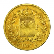 XVIII. Lajos 40 Frank 1817 A