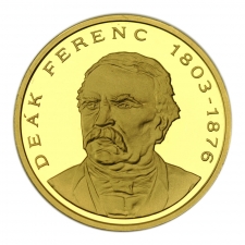 2014 Deák Ferenc 200 Forint Piefort aranyleveret