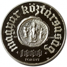 1995 Pannonhalma 1000 Forint PP 
