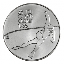 1986. Téli Olimpia Calgary ezüst 500 Forint. BU